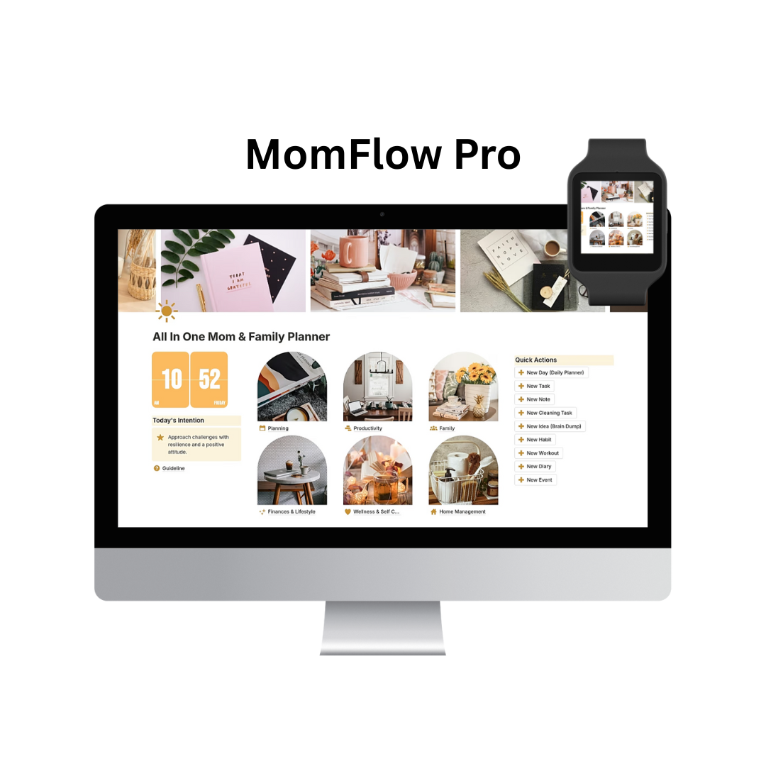 MomFlow Pro - The Only Planner You’ll Ever Need for Busy Moms