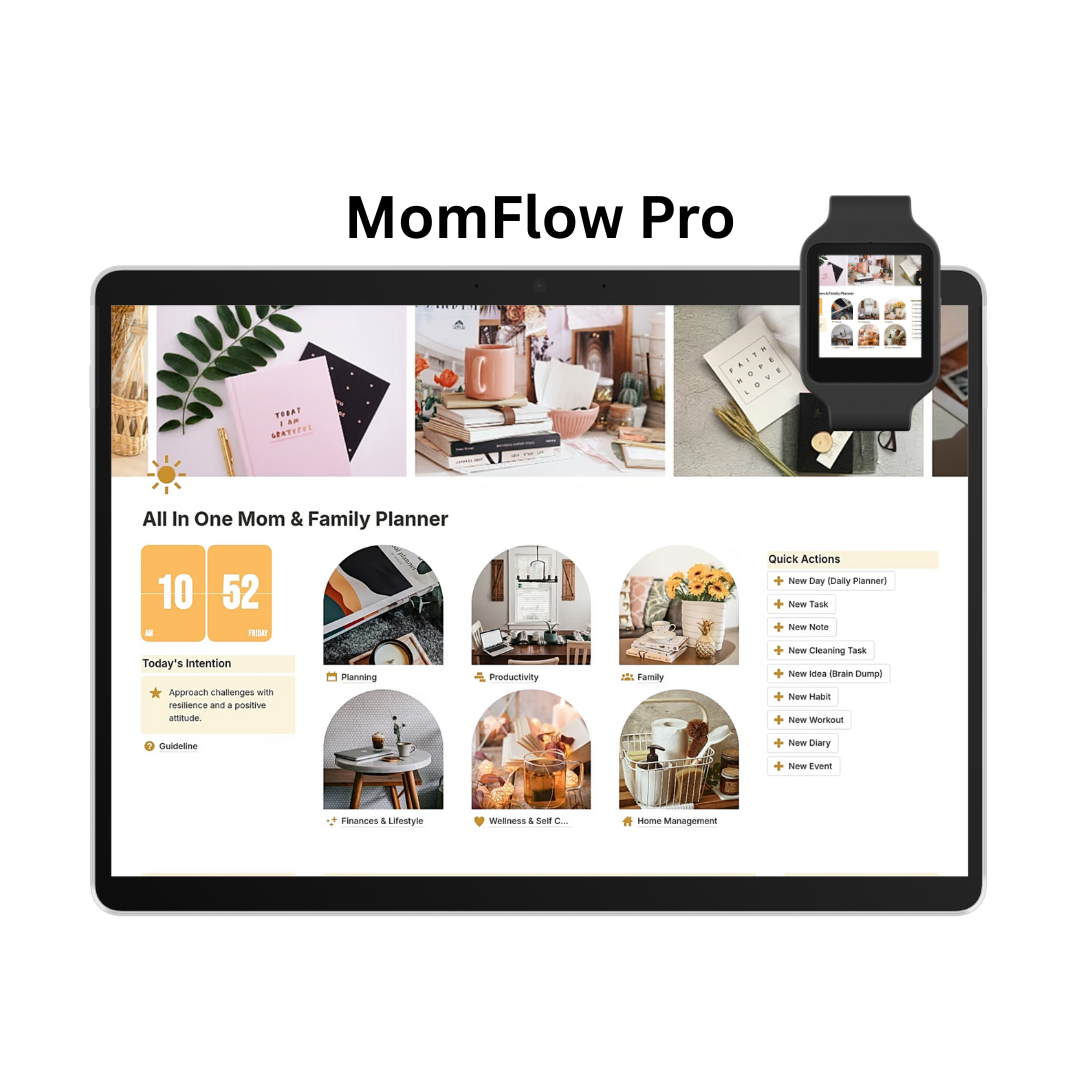MomFlow Pro - The Only Planner You’ll Ever Need for Busy Moms